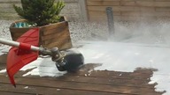 Turbo Zamiatarka Odśnieżarka do podkaszarki kosy test 2