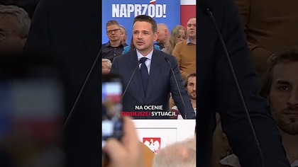 Musimy trzymać Rosję za gardło.  Mocne słowa Trzaskowskiego
