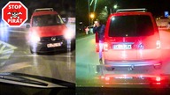 Agresywne wyprzedzanie, zajechanie drogi i groźba wycofania w pojazd.  STOP PIRAT
