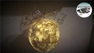 Jak zrobić świecącą bombkę decoupage z bandaża [GLOWING DECOUPAGE BANDAGE BAUBLE] Pomysły plastyczne