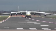 Antonov AN 225 lądowanie.