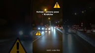 Kolizja przy zmianie pasa - Kraków #shorts #rikordwidjo