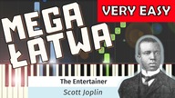  The Entertainer (Scott Joplin) - Piano Tutorial (MEGA ŁATWA wersja)  NUTY W OPISIE 