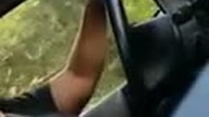 Wkurzona baba zdaje na prawko