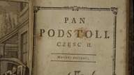 Ignacy Krasicki Pan Podstoli, cz.  II, starodruk z 1784 r.