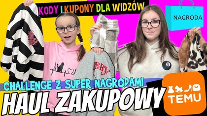 RODZINNY CHALLENGE Z NAGRODAMI.  Mamy kody i kupony dla widzów #temu