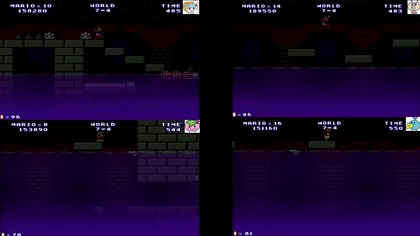 Mario Forever Colourful Trip V1.1 World 6-7 4 Teams