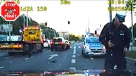 Pościg za pijanym motocyklistą bez uprawnień zakończony kolizją z Porsche.  STOP PIRAT