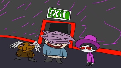 czarna baba z nożem vs fan cyborg de muwi