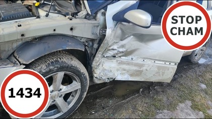 Stop Cham #1434 - Niebezpieczne i chamskie sytuacje na drogach