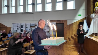 Tort z okazji 8.  rocznicy funkcjonowania scholi Aniołki z Markuszowa