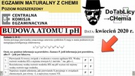 Atomy pewnego pierwiastka oznaczonego umownie symbolem X ZADANIE 2 CKE 2020 KWIECIEŃ