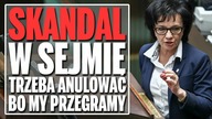 Skandal podczas głosowania w Sejmie  Trzeba anulować, bo my przegramy.
