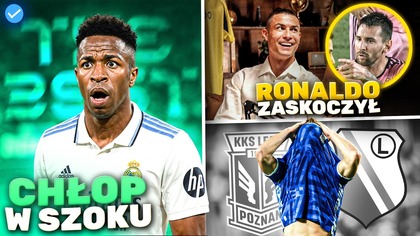 VINICIUS będzie ZŁY został POMINIĘTY przez FIFA! Ronaldo UMNIEJSZYŁ Leo Messiemu? KOSZMAR Lecha