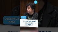 TEN GŁUPI RZĄD UDŁAWI SIĘ ZA ROK - Joanna Senyszyn #shorts