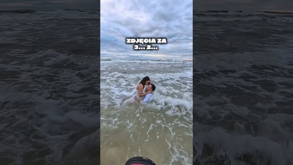 SESJA ŚLUBNA W MORZU