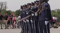 What a military drill! 