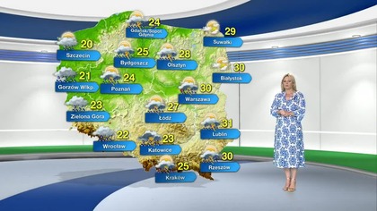 Prognoza pogody na TVN Meteo (23. 08. 2022)