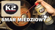 K2 MIEDŹ SPRAY - SMAR MIEDZIOWY, WYSOKOTEMPERATUROWY I SZYBKOSCHNĄCY