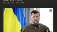ZEŁENSKI O BACHMUCIE.  JEST JUŻ TYLKO W NASZYCH SERCACH