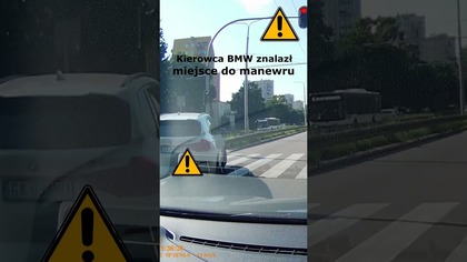 Kierowca BMW znalazł miejsce do manewru #shorts #rikordwidjo #bmw