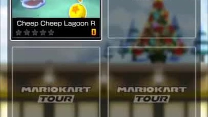 1 Mario Kart Tour Winter Tour Baby Mario Cup Cheep Cheep Lagoon R