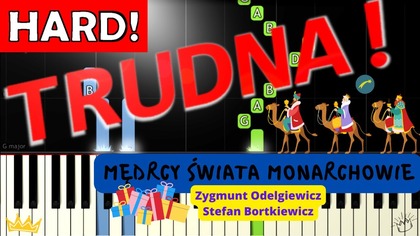  Mędrcy świata - Piano Tutorial (TRUDNA! wersja)  NUTY W OPISIE 