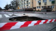 GORZÓW: Zapadł się asfalt na Cichońskiego