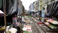 	 Train track Veggie Market