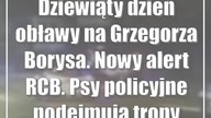 Dziewiąty dzień obławy na Grzegorza Borysa.  Nowy alert RCB.  Psy policyjne podejmują tropy
