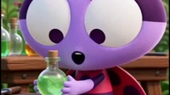 Ladybird Lu talking to the Secret Bug Formula 8