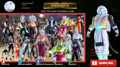 Dragon Ball Xenoverse 2: Mes 160 MODS - Dandrich VS Goshi (Combat Local)