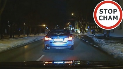 Pijany kierowca w BMW.  Policja przynieś nagranie, to ukażemy za inne wykroczenia #2130 Wasze Filmy