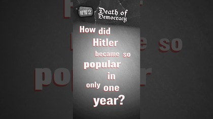 How Did Hitler Become So Popular So Quickly? #shorts #DOD