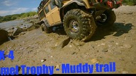RC Car | TRX 4 Camel Trophy  River Muddy Trail  RC Scale Car 1/10  Bash YK-4102 / YK-4101