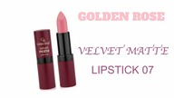 GOLDEN ROSE VELVET MATTE LIPSTICK matowa szminka o kremowym wykończeniu