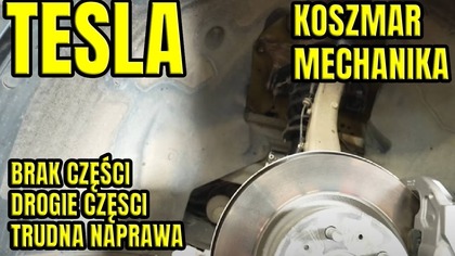 TESLA RAZI PRĄDEM MECHANIKA, DOBRZE ŻE TULEJKI SA METALOWO-GUMOWE TO IZOLUJE TROCHĘ...