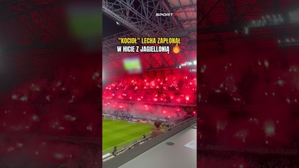 KOCIOŁ LECHA ZAPŁONĄŁ W HICIE EKSTRAKLASY Z JAGIELLONIĄ #piłkanożna #lech #ekstraklasa #kibice