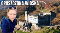 Opuszczona wioska w Szwajcarii i średniowieczne zamki.