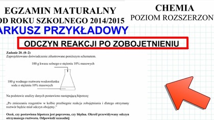 ZADANIE 20 CKE 2015 PRZYKŁADOWY ODCZYN ROZTWORU PO ZOBOJĘTNIENIU HCL PRZEZ NaOH