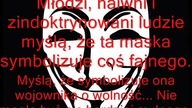 Maska anonymous.  Co reprezentuje.  Kim był Guy Fawkes.