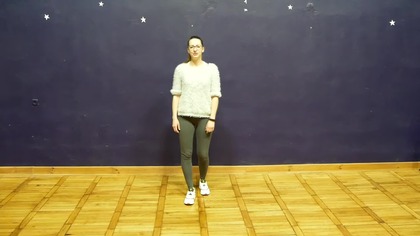 Warsztaty taneczne on-line z GDK gr.  młodsza układ 1 cz.  4 oraz nowy układ z szarfami cz.  1