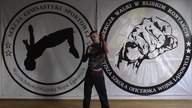 nunchaku freestyle #13 - chwyt pod barkiem - wyrzut w przód / armpit catch ( /  / )