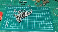 Wycinanka laserowa elementów gąsienic #malymodelarz #papercraft #modelarstwo
