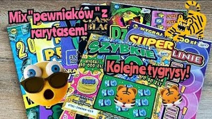 Zdrapki Lotto  Dwie grube zdrapki i kolejny tygrys!  I to nie jeden! 