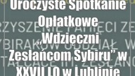 Uroczyste Spotkanie Opłatkowe Wdzięczni Zesłańcom Sybiru w XXVII LO w Lublinie