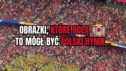 Obrazki, które sprawiają ból Przecież to mógł być POLSKI hymn, POLSCY kibice i REPREZENTACJA POLSKI