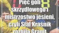 Pięć goli skrzydłowego i mistrzostwo jesieni, czyli Stal Kraśnik rozbiła Granit