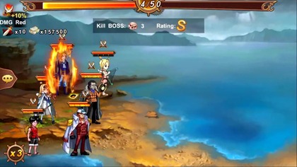 King of Pirates Enemy Attack Sea Monster Hunt Lv 50