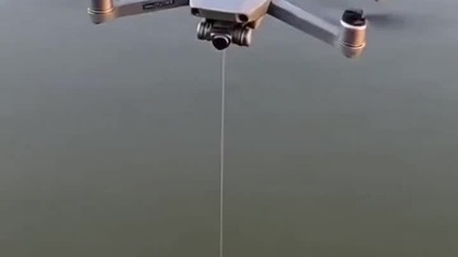 Fishing with a drone